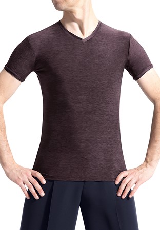Armando Mens Practice Dance Top 00028-Purple