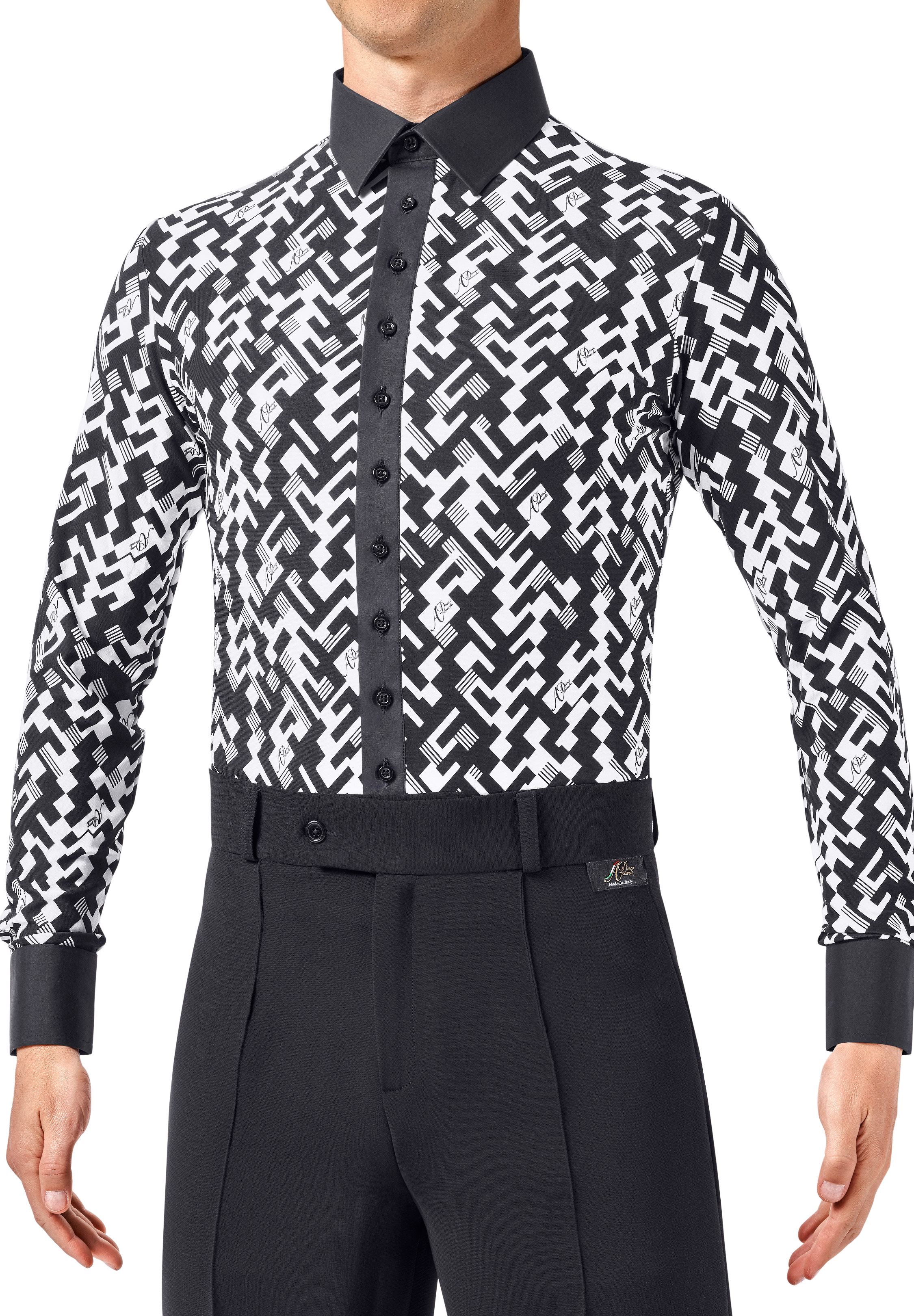 BD Dance AMD14 Men's Ballroom Shirt M108