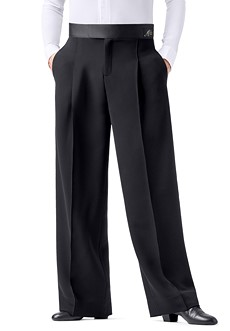 Armando Mens Satin Waist Pocket Pants w/ Pleats 00020