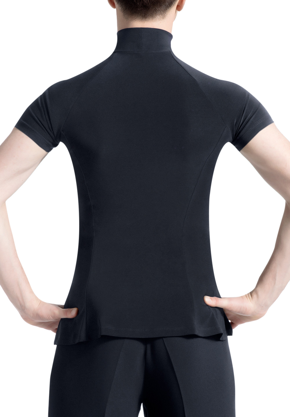 black short sleeve turtleneck mens| Enjoy free shipping | www