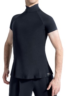 Armando Mens Turtleneck Short Sleeve Top 00069
