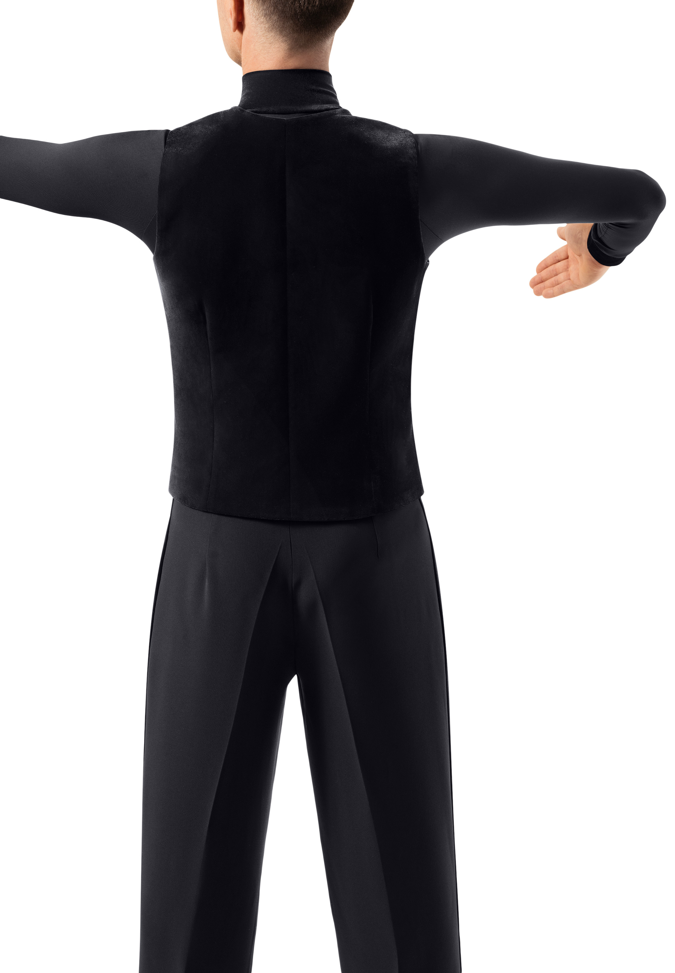 Armando Mens Velvet Ballroom Vest 00026 Dancewear