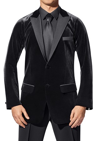 Asimu Cabernet American Smooth Jacket ASM-602-Black Velvet
