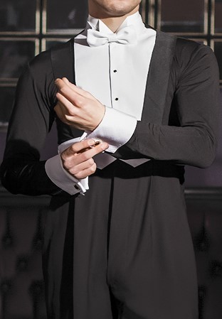 Chrisanne Mens Ballroom Competition Shirt-Black