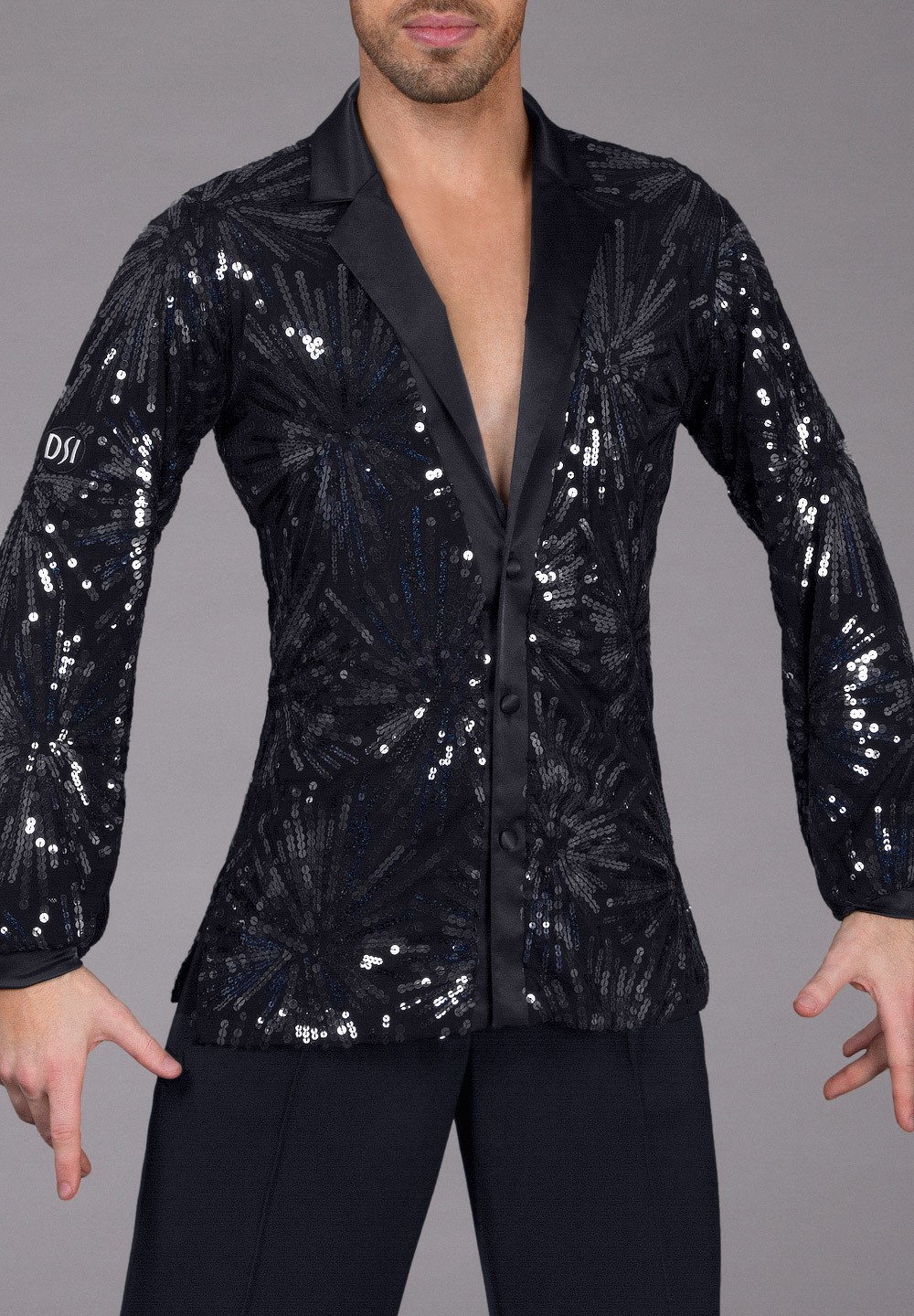 DSI Mens Ben Latin Dance Shirt|Dancewear
