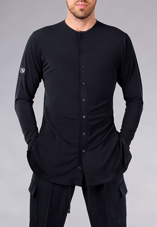 DSI Mens Button Up Practice Shirt 4024-Black