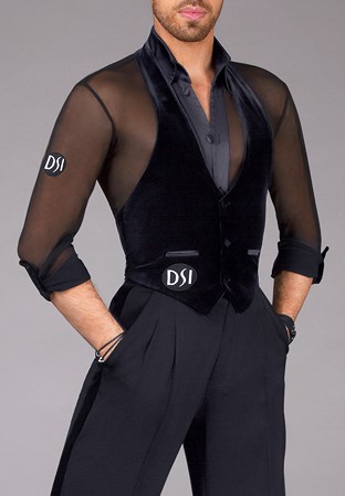 DSI Mens Gunnar Waistcoat 4021-Black Velvet