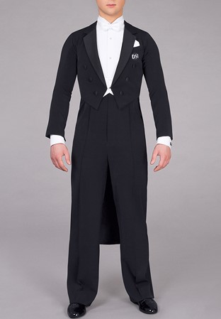 DSI Mens Tail Suit 1041-Black Barcelona Gabardine