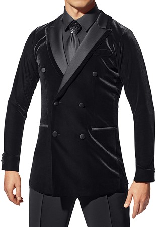 Ballroom Ave by DSI Modern Smooth Jacket SM105-Black Velvet