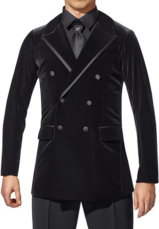 Ballroom Ave by DSI Modern Smooth Jacket SM111-Black Velvet