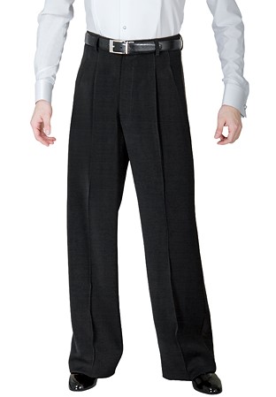 DSI Mens Ballroom Trousers with Satin Stripe 4005-Black