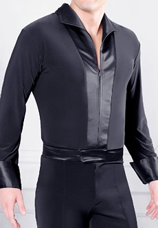 Dance America Mens Satin Collared Shirt MS42