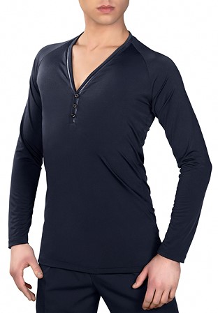 Dance Box Mens Dylan Top M18120005-01 Black
