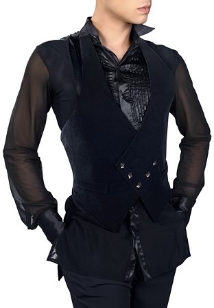 Dance Box Mens Jens Vest M18120002-01 Black