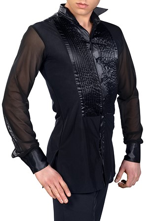 Dance Box Mens Krystian Shirt M18120001-01 Black