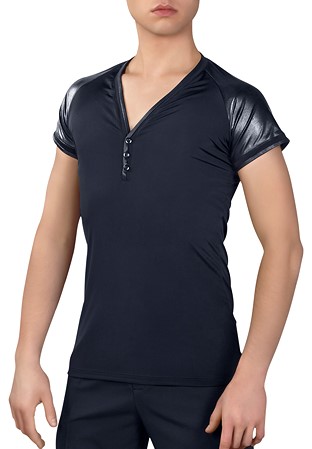 Dance Box Mens Oliver Top M18120006-01 Black