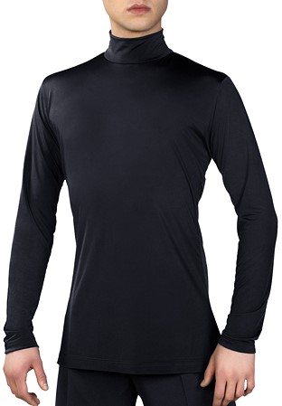 Dance Box Mens Ralf Turtle Neck Top M18120007-01 Black