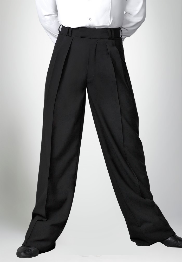 Dancemo Mens Ballroom Dance Trousers 92013001|Dancewear