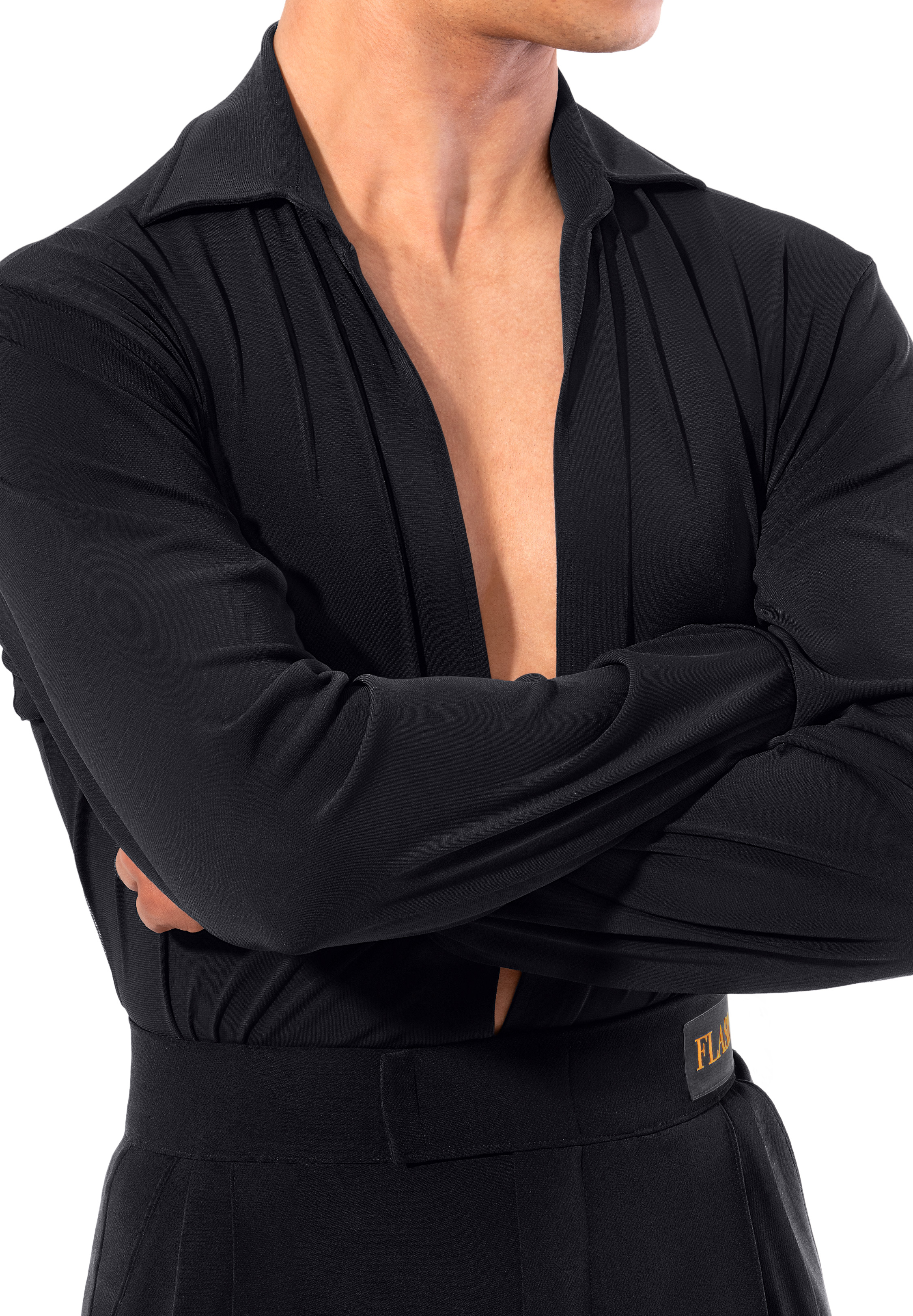 Flashdance Mens Latin Performance Shirt UOMO 1107 | Dancewear