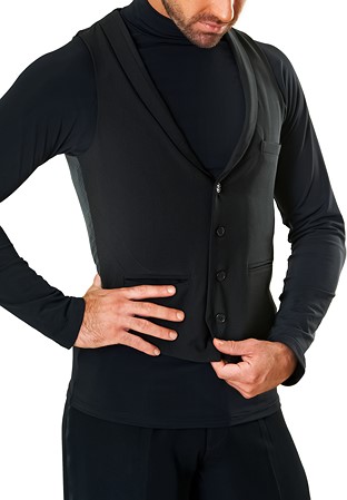 Je Dor Tailor Dance Vest F8176-Black