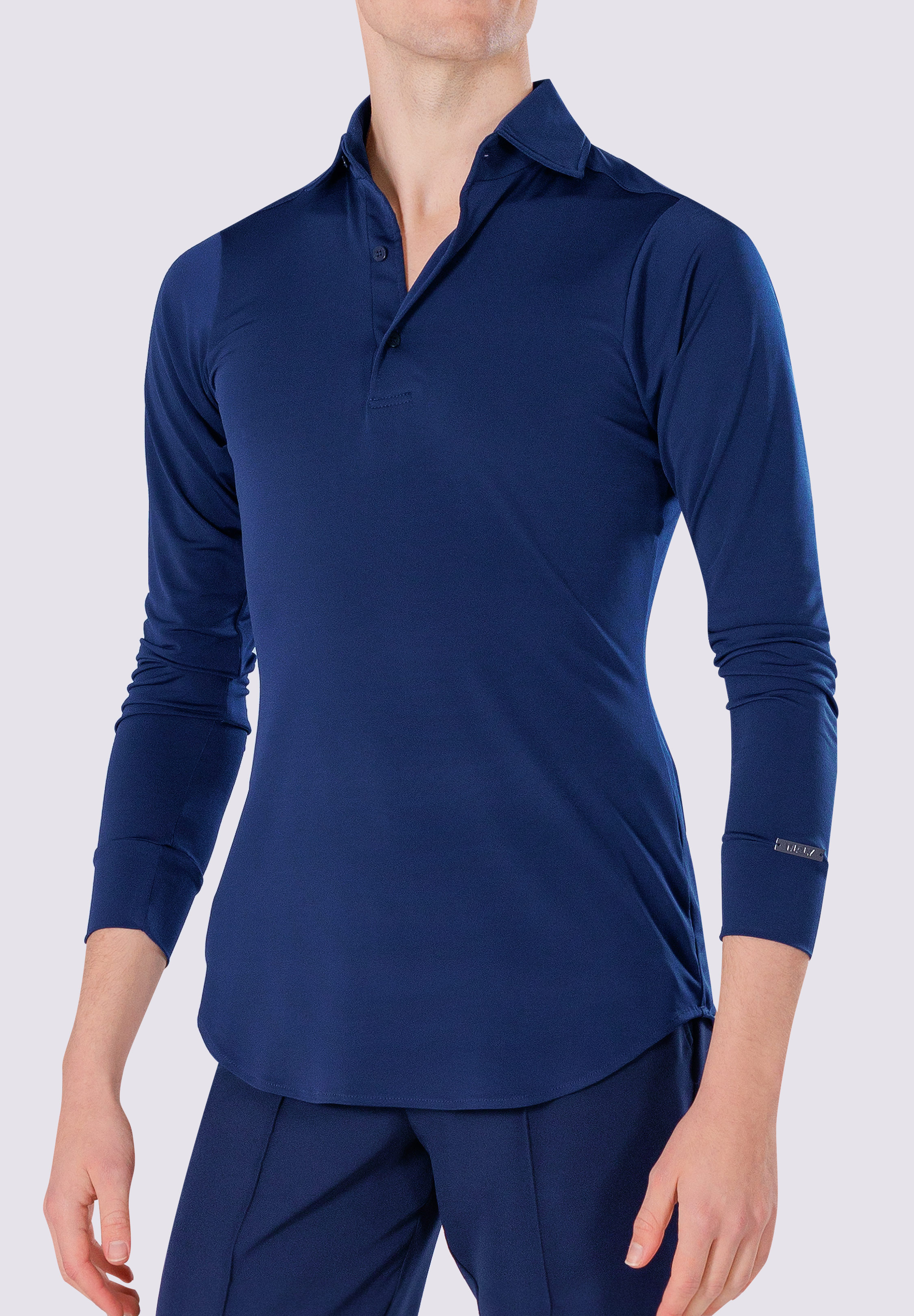 Maly Mario Mens Dance Shirt JL232201-Navy