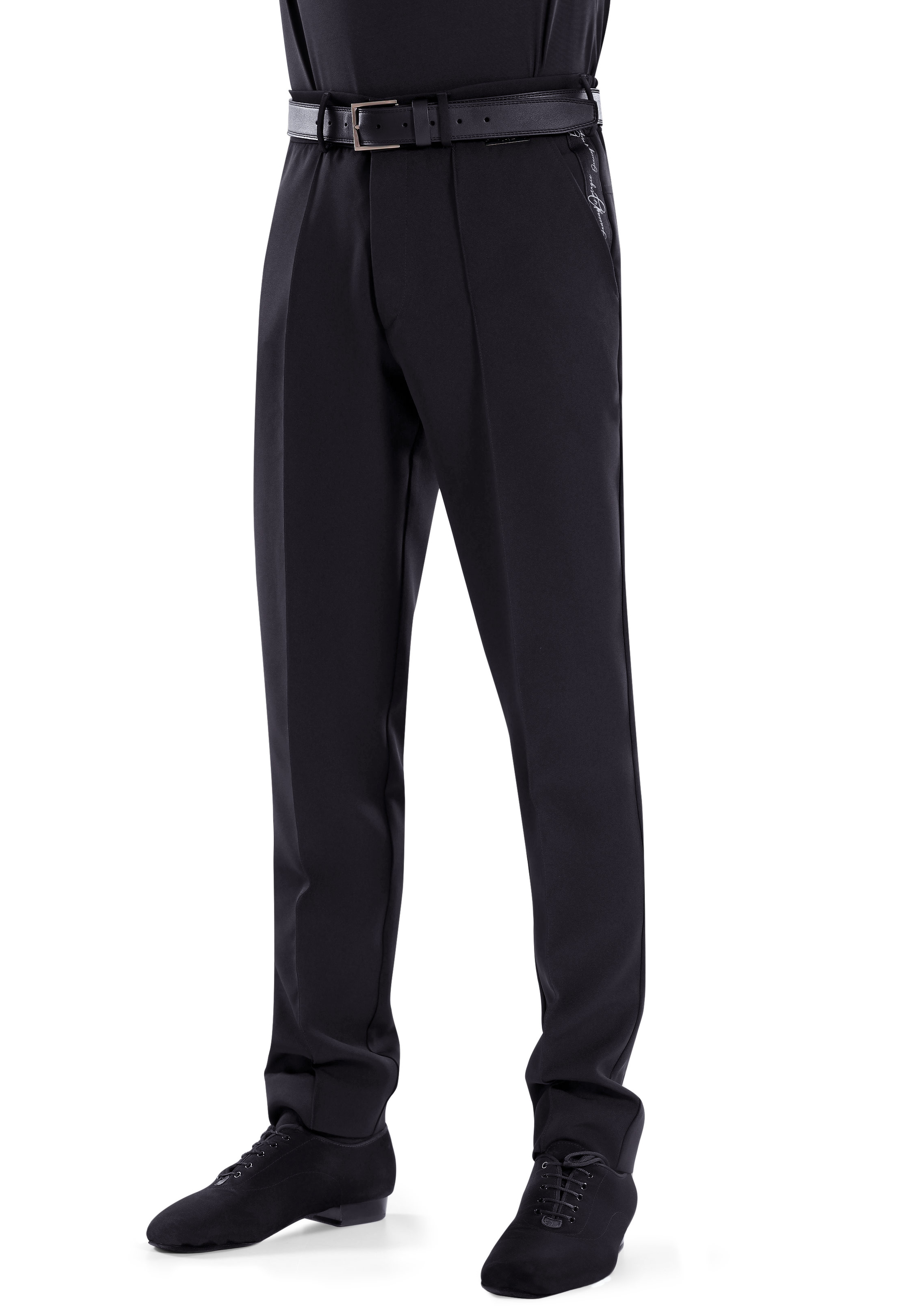 Maly Mens Damiano Latin Dance Trouser JL232401-Black