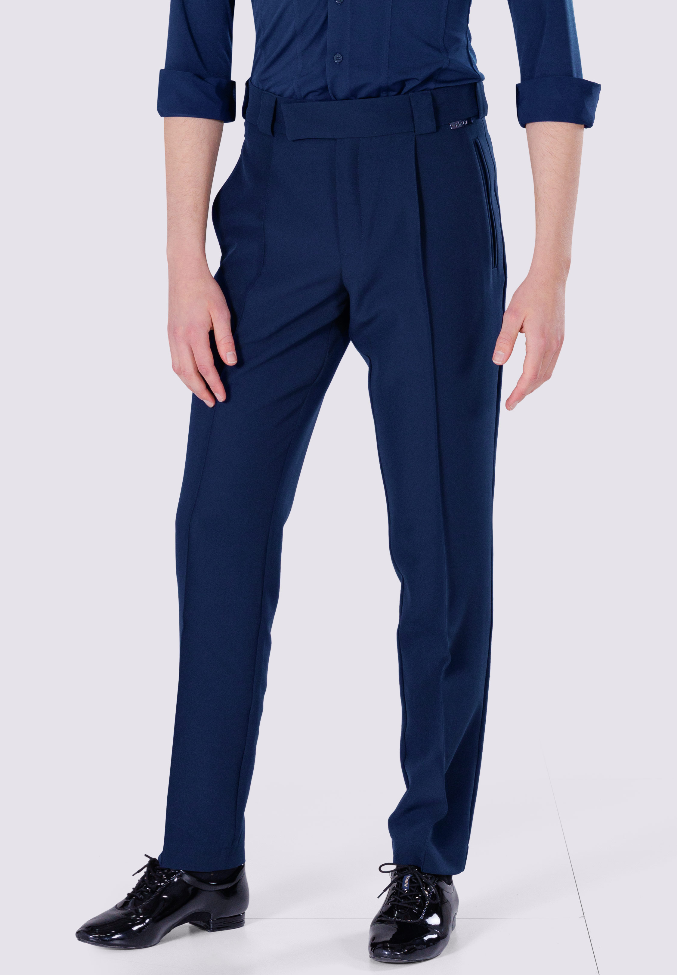 Maly Mens Giorgio Latin Dance Trouser JL232402-Blue