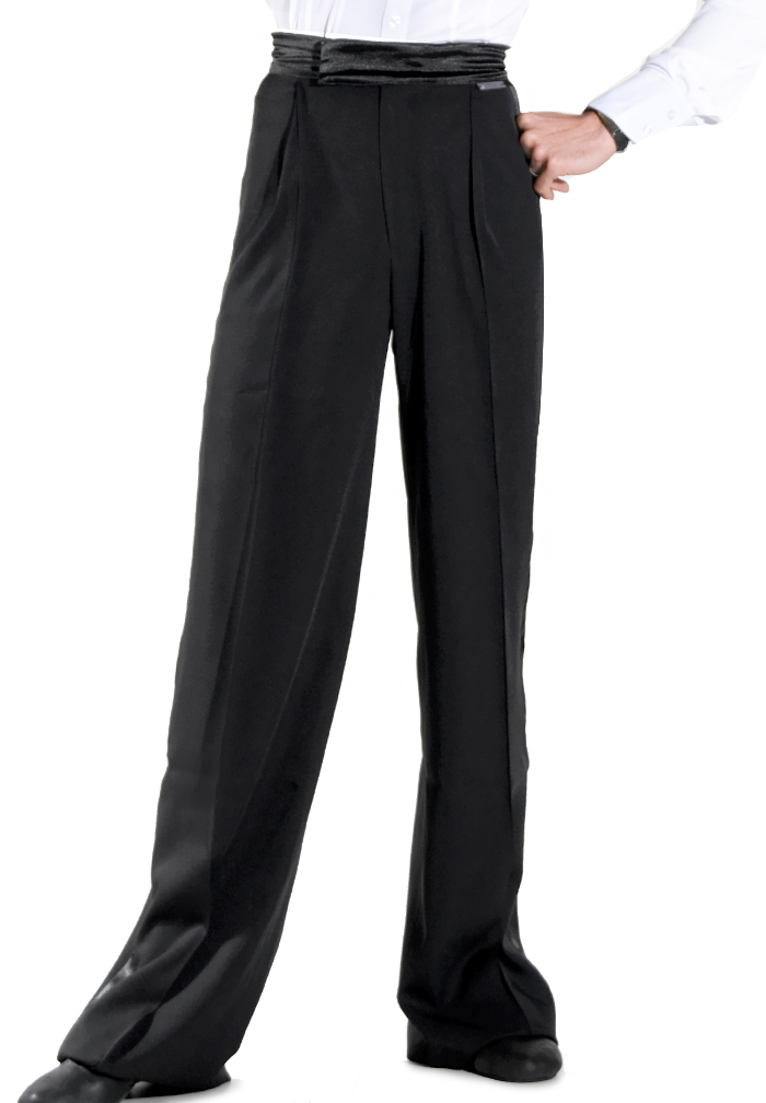 Maly Mens Satin Stripes Competition Trousers MF62404 | Dancewear