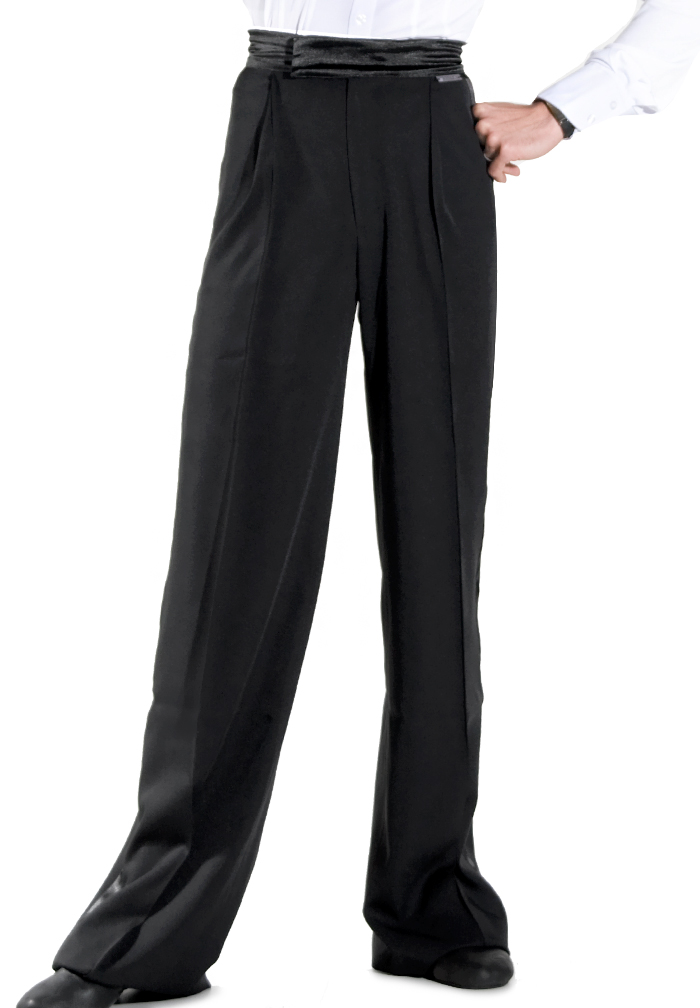 Maly Mens Satin Stripes Competition Trousers MF62404 Dancewear