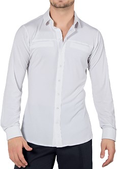 Maly Mens Shirt With Piping Trim MF182203