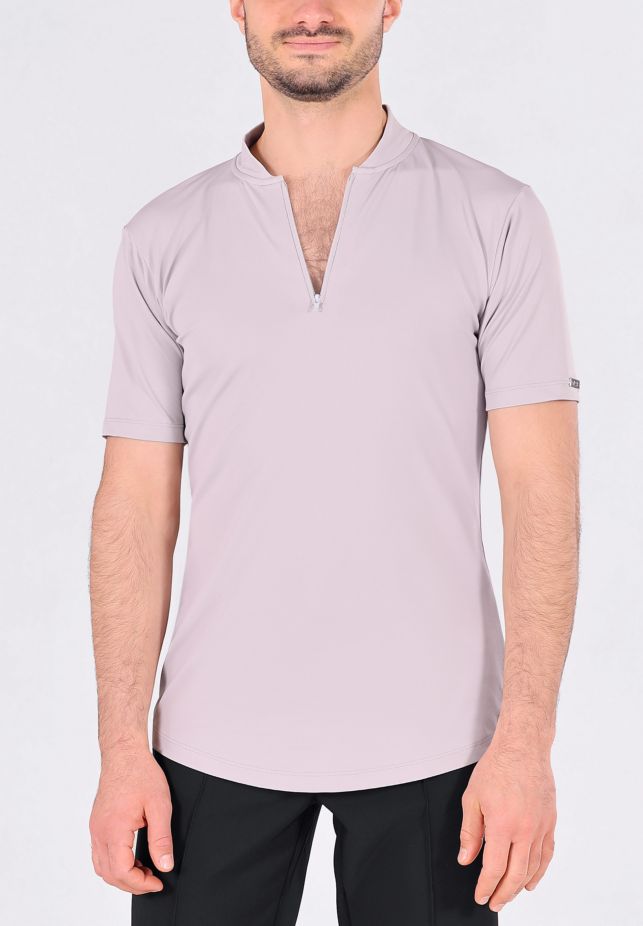 Maly Nico Mens Dance Shirt JL252201-Light Grey