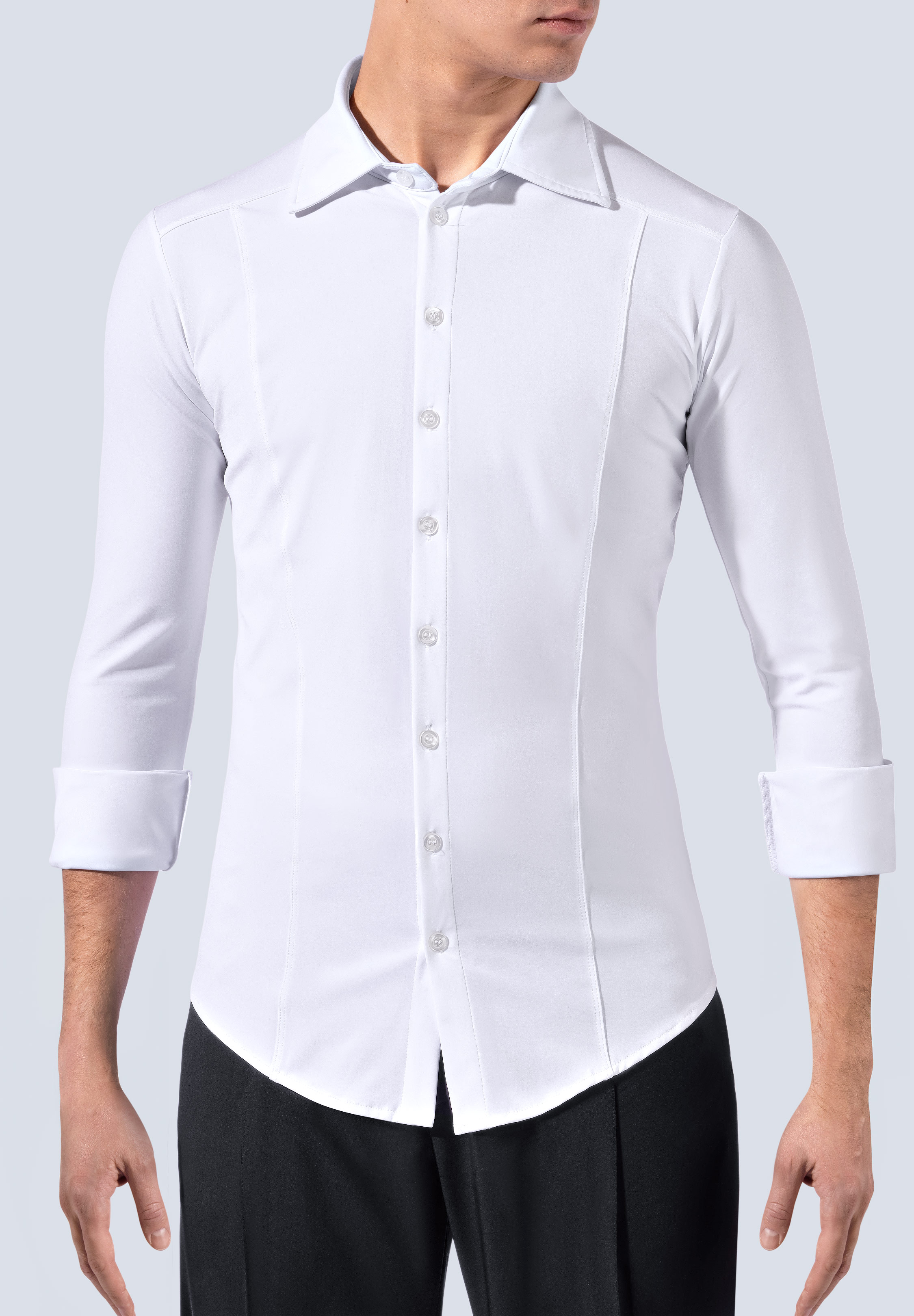 RS Atelier Mens Cesare Button Up Shirt-White