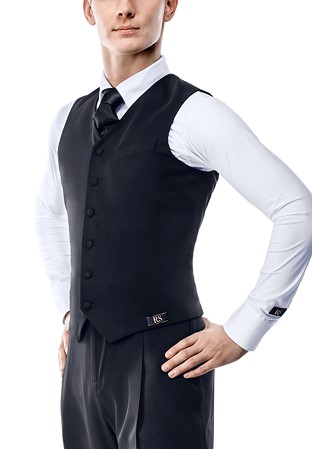 RS Atelier Mens Walter Classic Waistcoat-Black