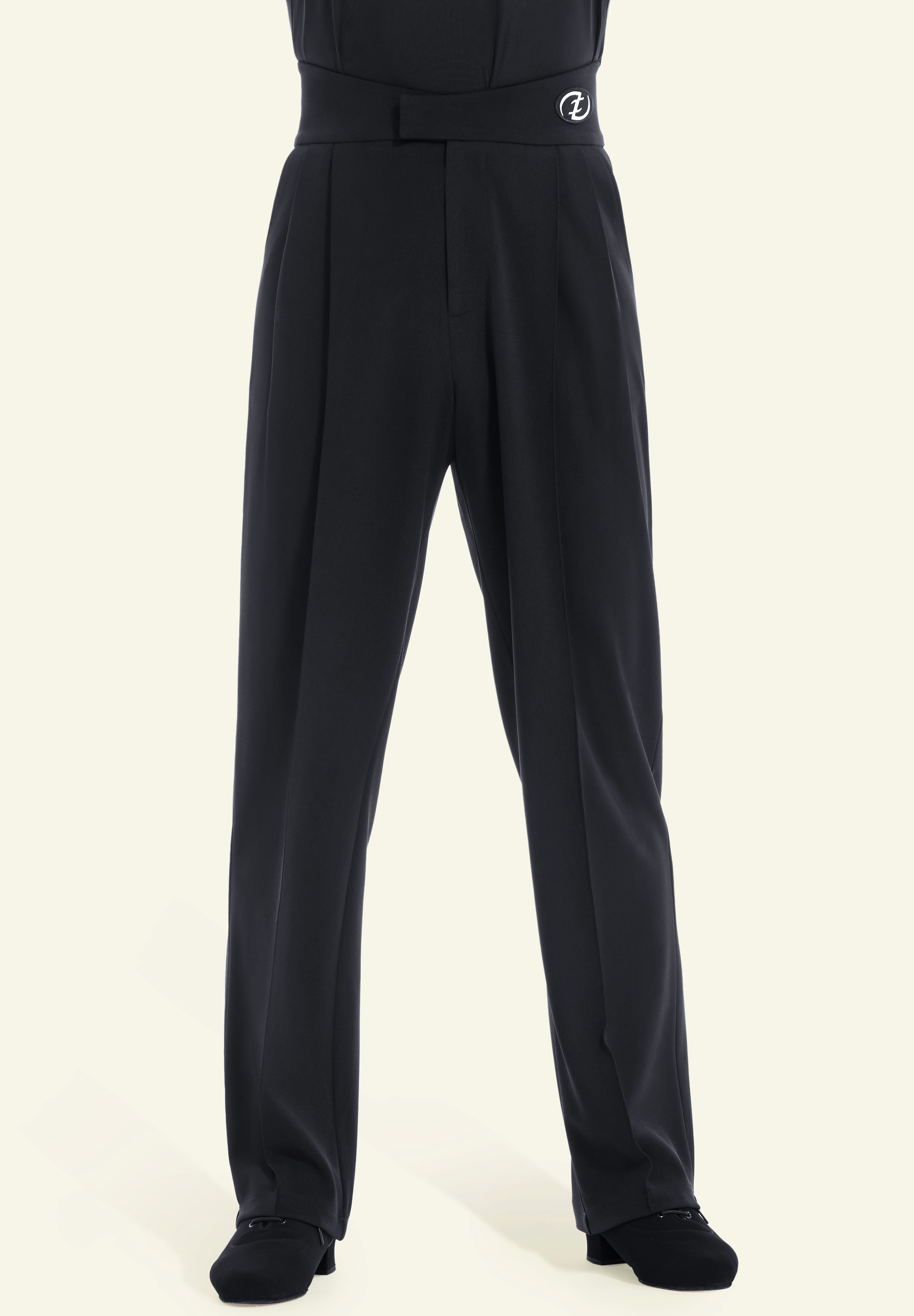 TDANCE Buckle Waist Flex Pants No.6-Black