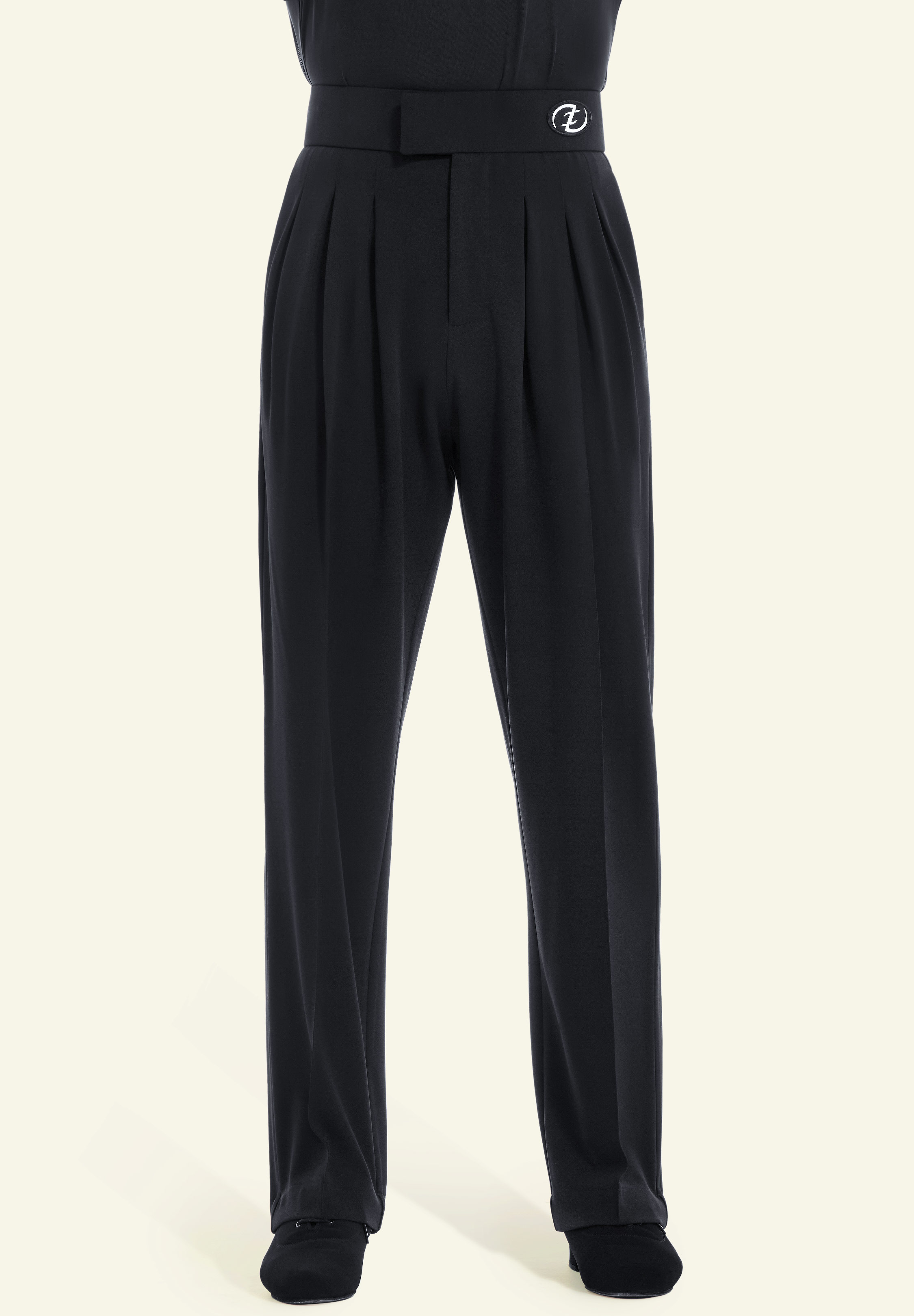 TDANCE Essential Pleat Dance Trousers No.8-Black
