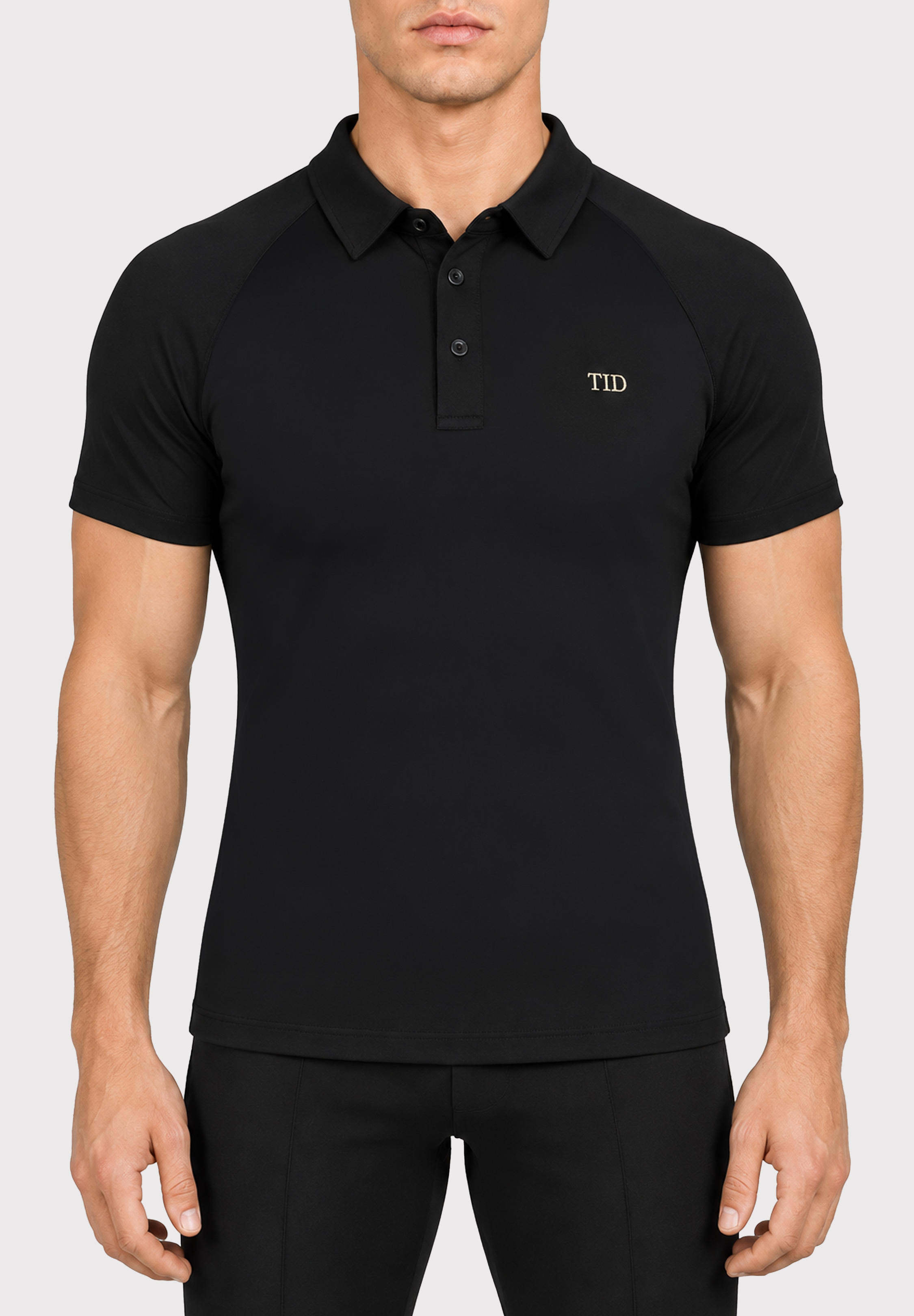 TID Classic Mens Polo A011-Black