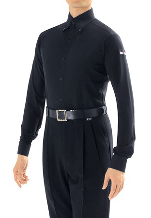 Taka Mens Ballroom Dance Shirt MS344-Black