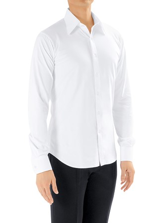 Taka Mens Ballroom Dance Shirt MS351-White