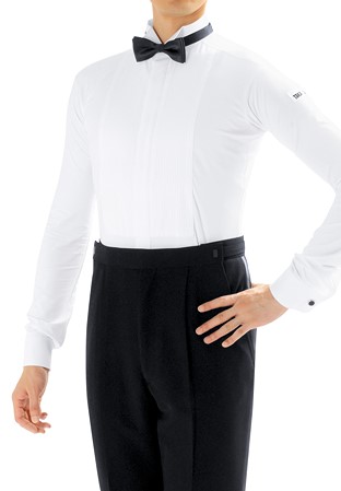 Taka Mens Ballroom Tuxedo Shirt MS343-White