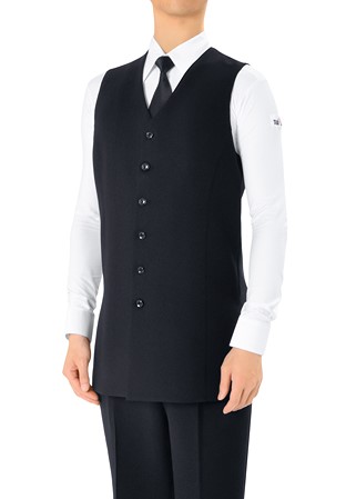 Taka Mens Ballroom Vest MV20-Black
