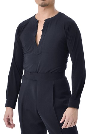 Taka Mens Dance Practice Shirt MS317-Black