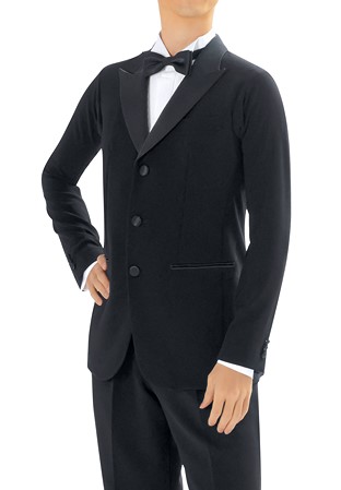Taka Mens Smooth Dance Jacket MJ22-Black