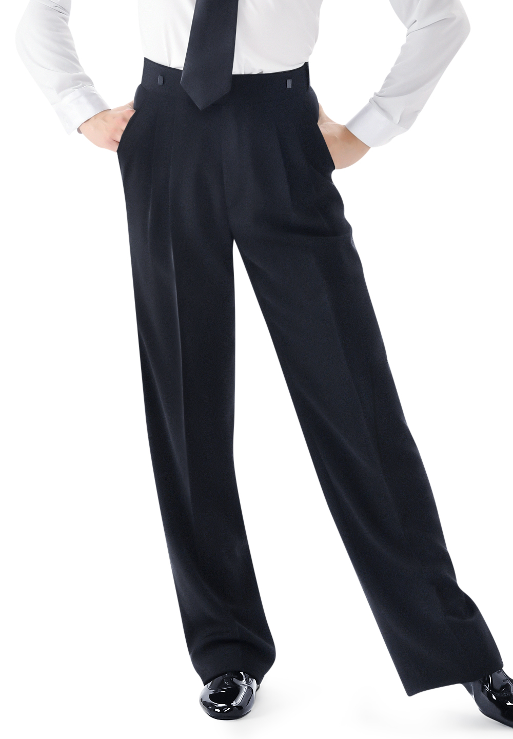 Taka Mens Tucked Ballroom Pocket Pants w/ Adjuster MP88 Dancewear