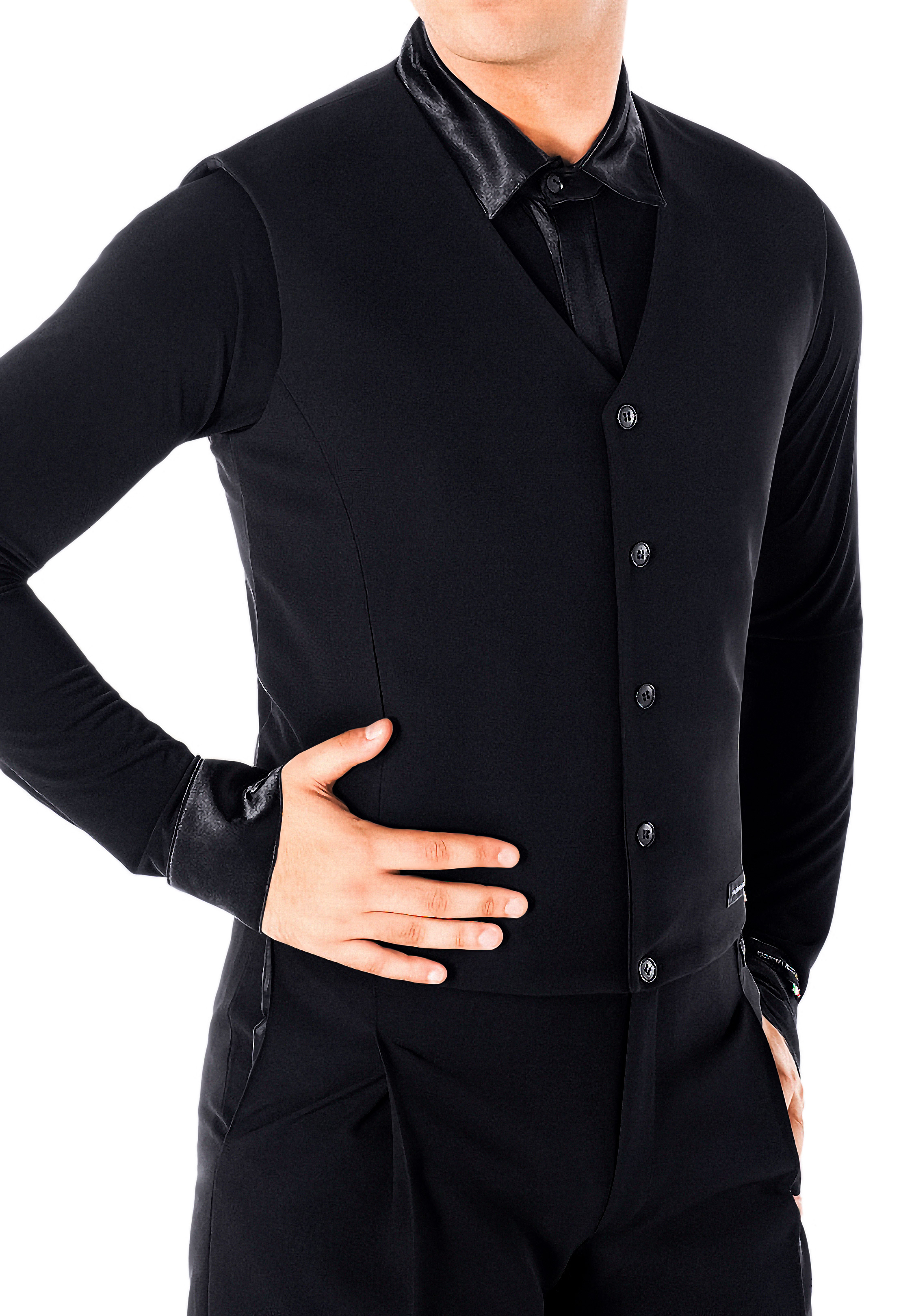 Victoria Blitz Gilet Waistcoat-Black