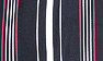 Black Pinstripe w/ Red Line