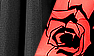 Black/Orange