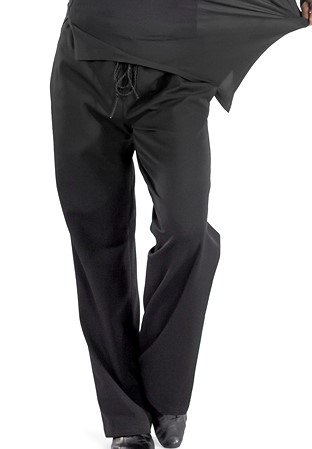 M&J Champion Wear Mens Michael Latin Practice Trousers 3990-Black