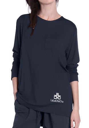 Maly Ladies Chevron Pocket Practice Shirt LC202103-Black