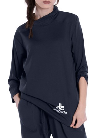 Maly Ladies Heaps Collar Practice Shirt LC202101-Black