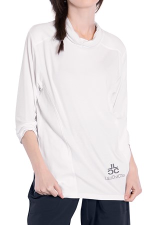 Maly Ladies Heaps Collar Practice Shirt LC202101-White